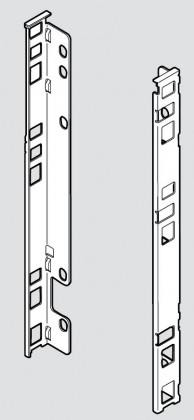 BLUM ZB7F000S Legrabox, držáky zad F, nikl