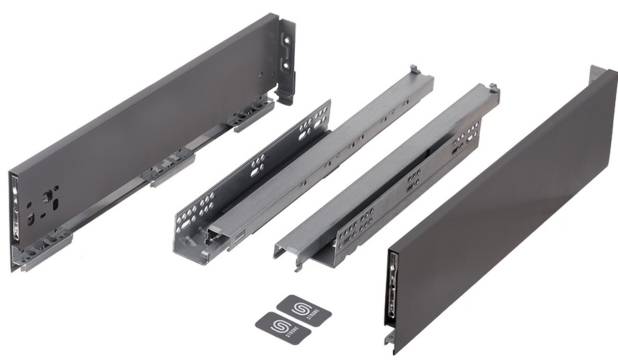 K-StrongMax 16 zásuvka H121/500mm, šedá, protiskluz Ago-System 600 antracit