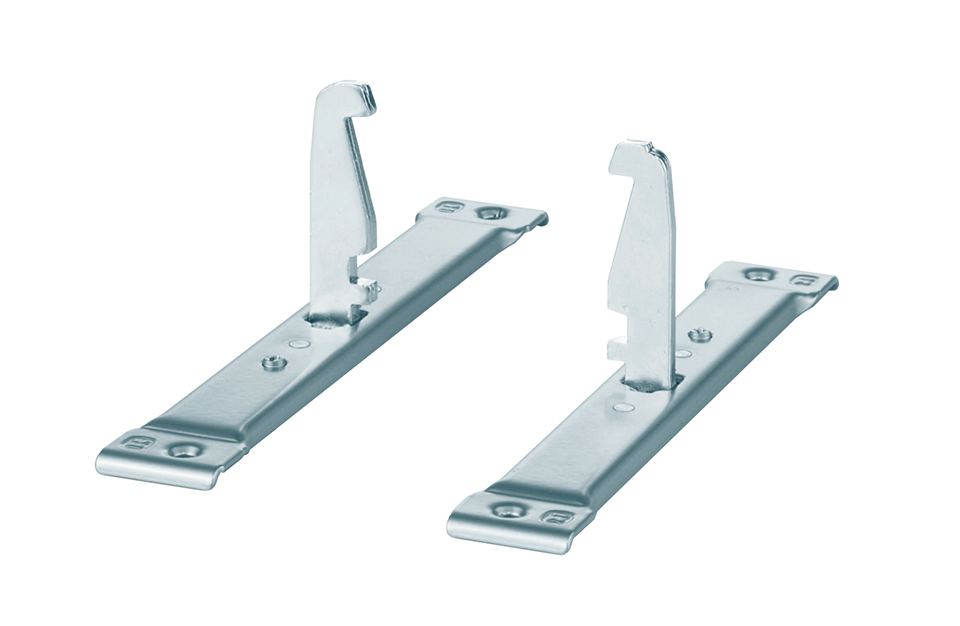 KES 235421 Dispensa, držák čela pro potravinovou skříň, 200mm, šedá
