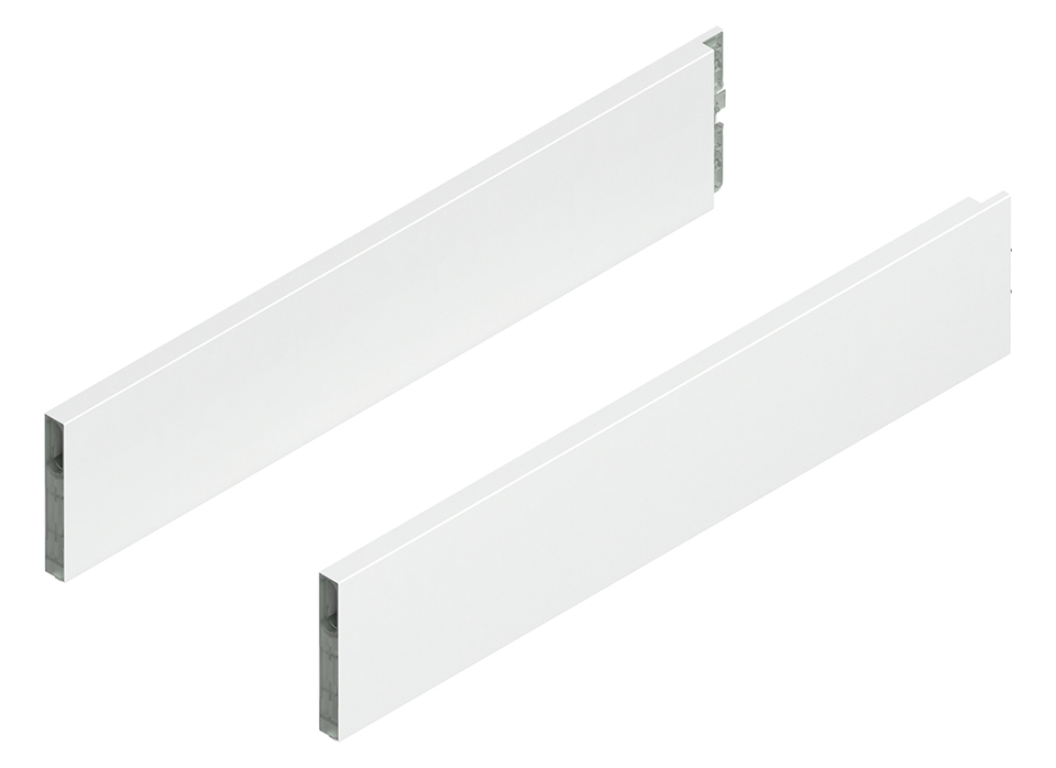 K-BLUM Merivobox, zásuvka E boxcap 400mm/40kg, bílá, vnitřní, reling