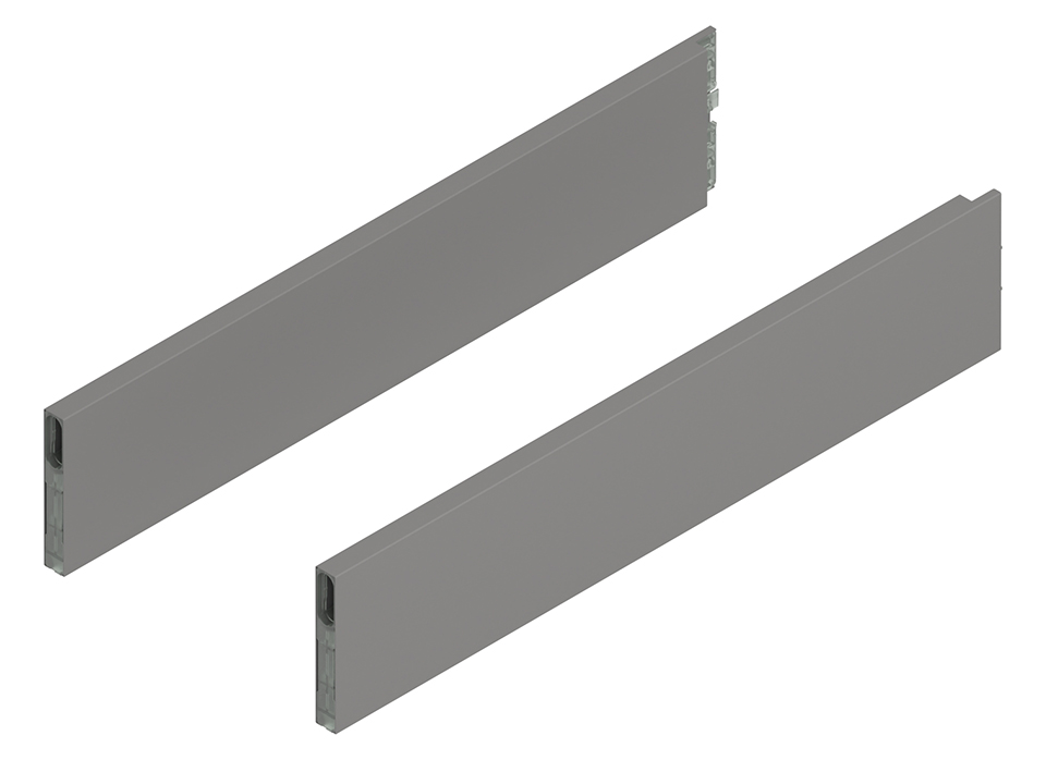 K-BLUM Merivobox, zásuvka E boxcap 450mm/70kg, světle šedá IG, vnitřní, sklo