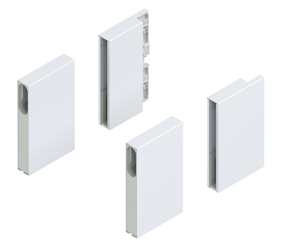 K-BLUM Merivobox, zásuvka E boxcover 400mm/40kg, bílá, vrut