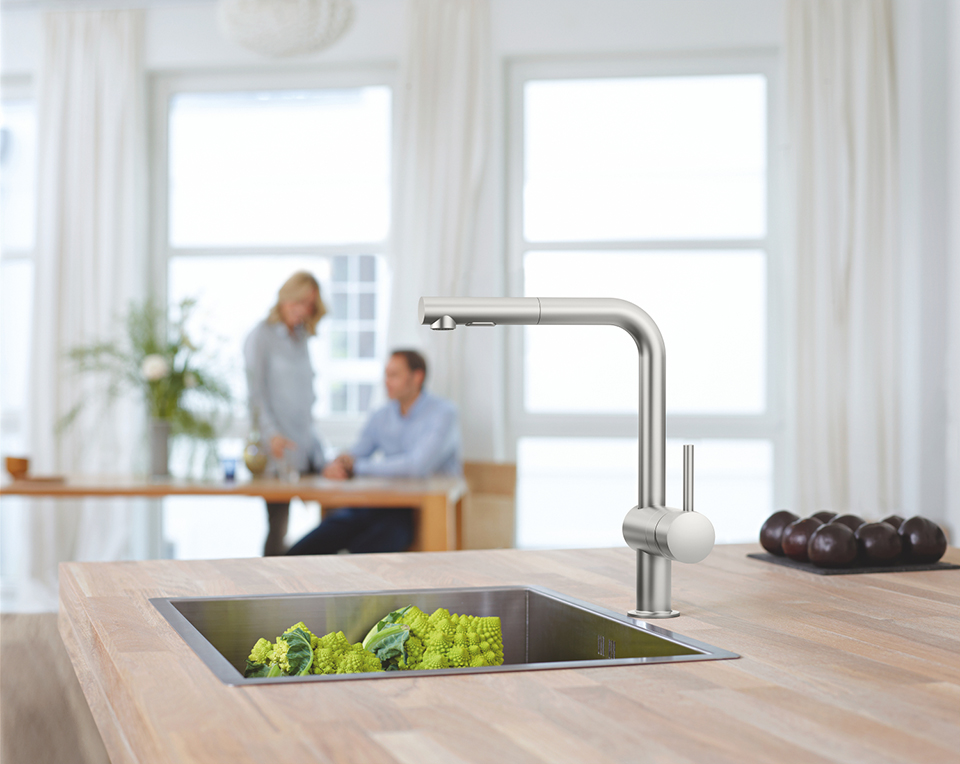 GROHE Baterie MINTA L-výpusť supersteel