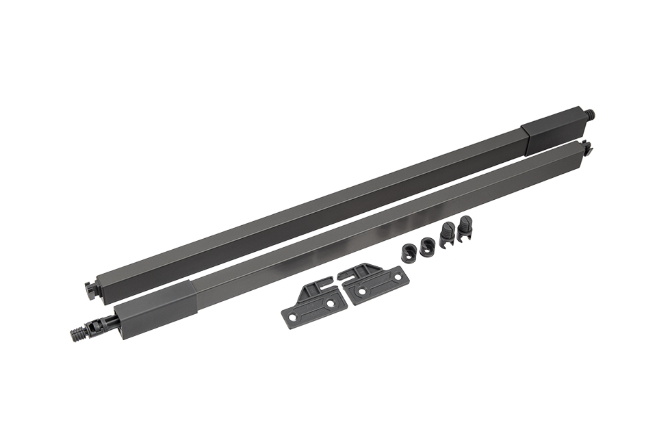 StrongMax 16/18 sada relingů pro navýšení zásuvky 650mm, šedá