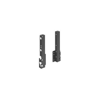 K-HETTICH Atira zásuvka 176, 470mm/50kg, relingy, antracit, SiSy