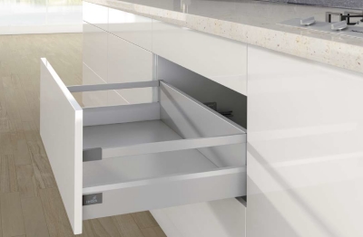 HETTICH 9121993 Arcitech podélný reling 450 L stříbrný